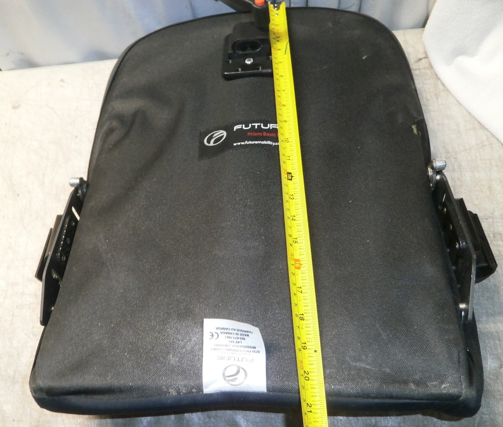 16" FUTURE PRISM BASIC BACK FOR WHEELCHAIR WITH BACK SUPPORT FULL BRACKETS