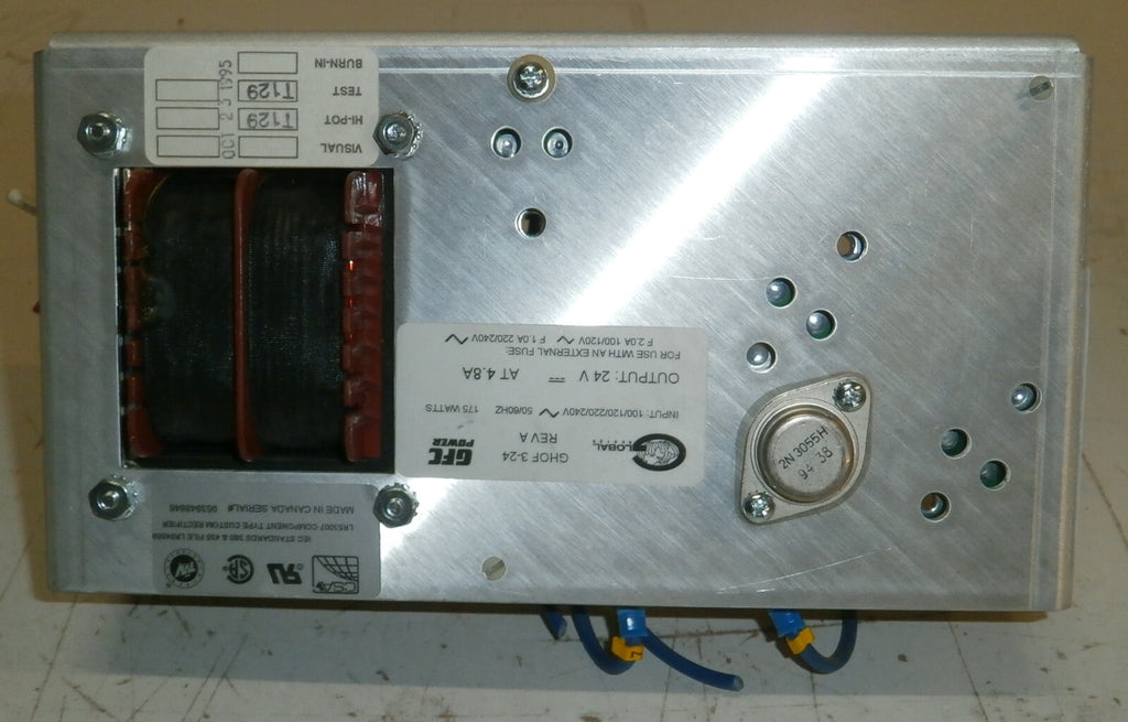 GFC POWER SUPPLY 4.8AMP-24VDC 5--60 HZ 175W A4