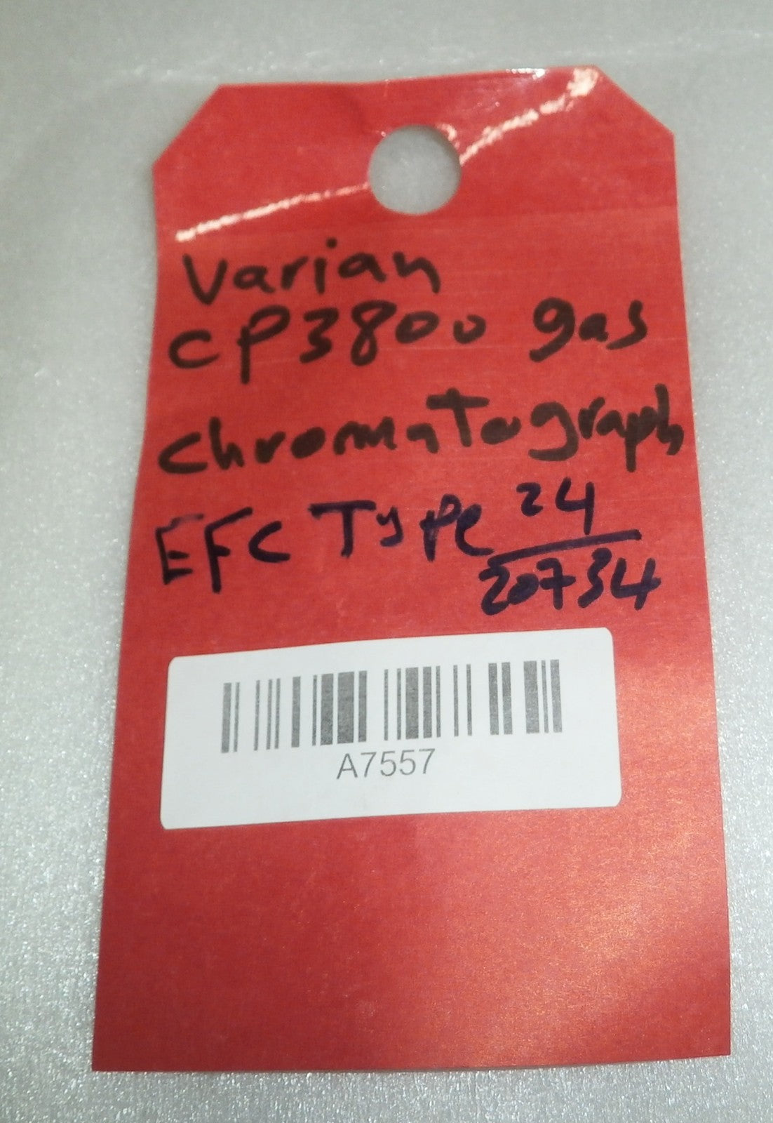 VARIAN CP-3800 CHROMATOGRAPH EFCTYPE 24-20734 USED AS PHOTO