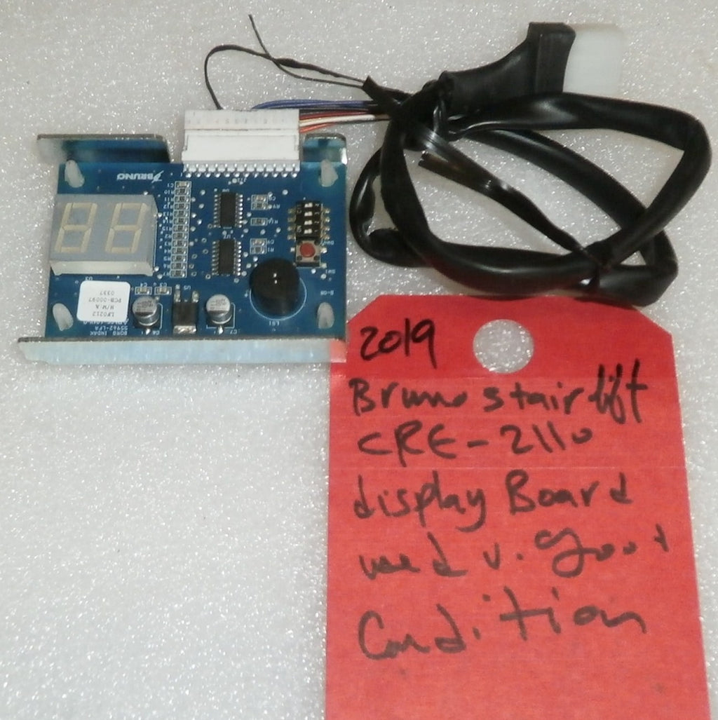 BRUNO STAIR LIFT 2019 DISPLAY BOARD CRE-2110 PCB-00097 (No Tariffs)