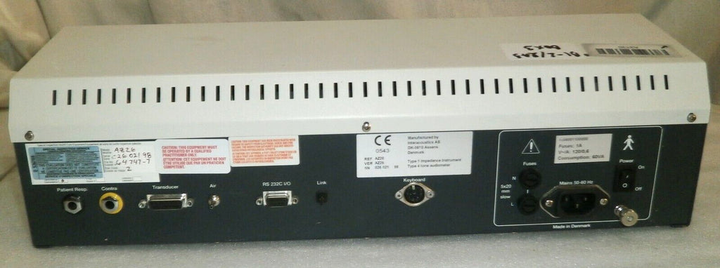 Interacoustics AZ26 Audiometer with Probe