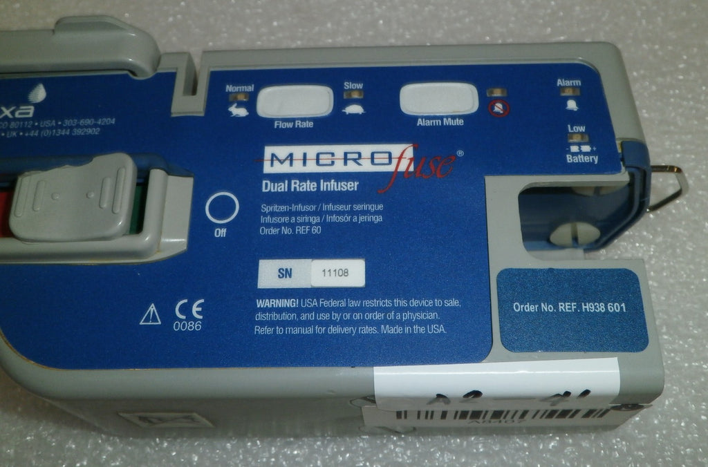 Baxa Microfuse Pump Dual Rate Infusers