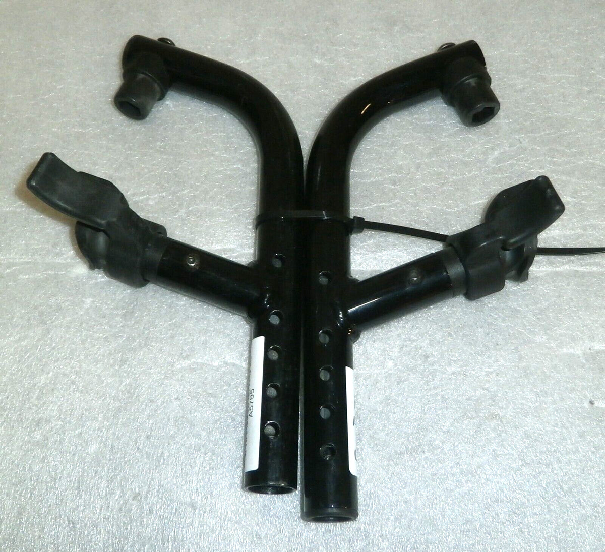 SET OF 2 WHEELCHAIR FOOT REST FRAMES DIMENSION AS PHOTO