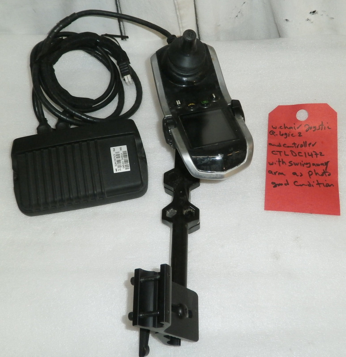 WHEELCHAIR JOYSTICK Q-LOGIC 2 WITH SWING AWAY and CTLDC1472