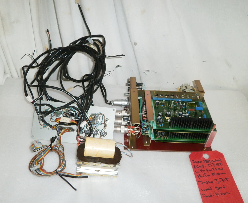 JASCO-J-715 JASCO PEM CONTROL 6648-517 EB WITH PARTS AS PHOTO