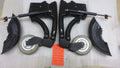 Set of 2 TDX SP Power Wheel Chair Front Parts With Casters & Fenders Very Good
