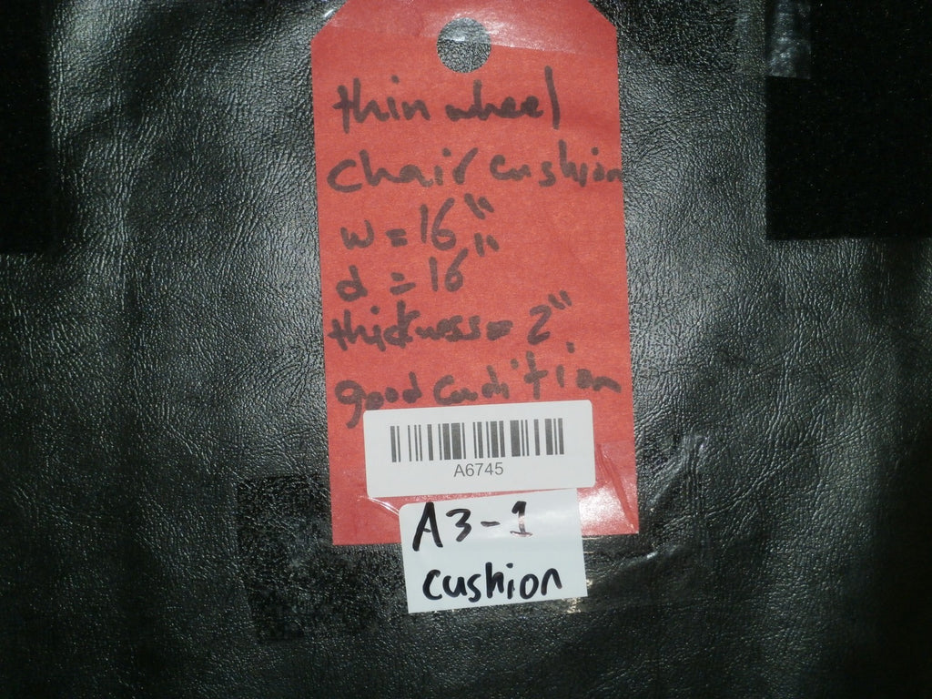 THIN WHEELCHAIR CUSHION 16X16X2 " WITH COVER GOOD CONDITION