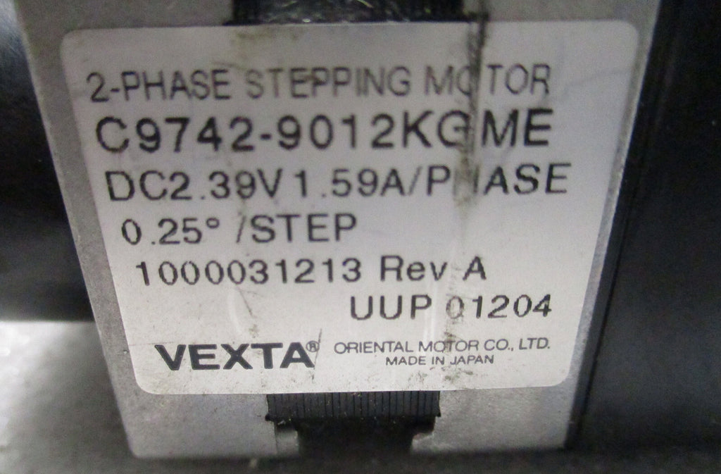 VEXTA C9742-9012KGME 2-PHASE STEPPING MOTOR FROM SIEMENS DIMENSION VISTA500