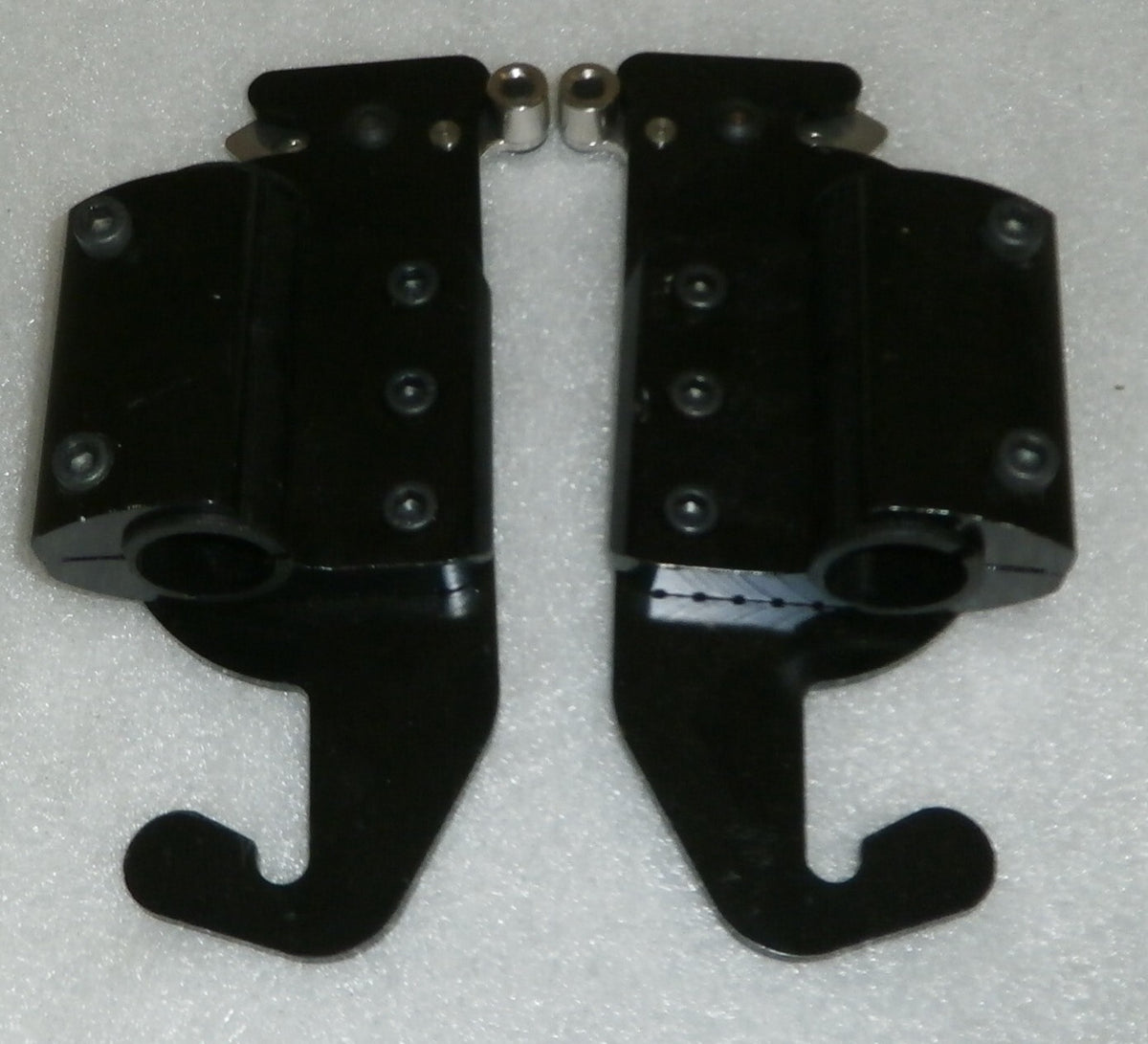 SET OF 2 WHEELCHAIR BACK SUPPORT BRACKET GOOD AS PICTURE