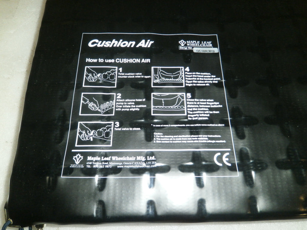 BLAKE WHEELCHAIR CUSHION 18x18 INCH NEW WITH PUMP NEW CONDITION