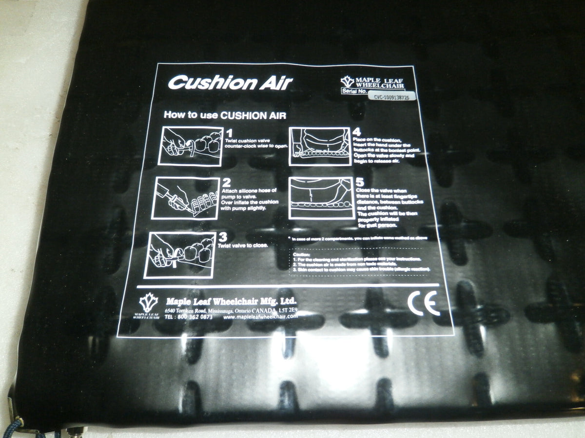BLAKE WHEELCHAIR CUSHION 18x18 INCH NEW WITH PUMP NEW CONDITION