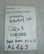 RNET WHEELCHAIR CONTROLS D50903.12 FROM QUICKIE QM-710 GOOD CONDITION