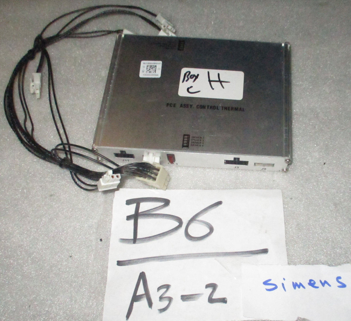 SIEMENS PCE ASSY CONTROL THERMAL 1000028566