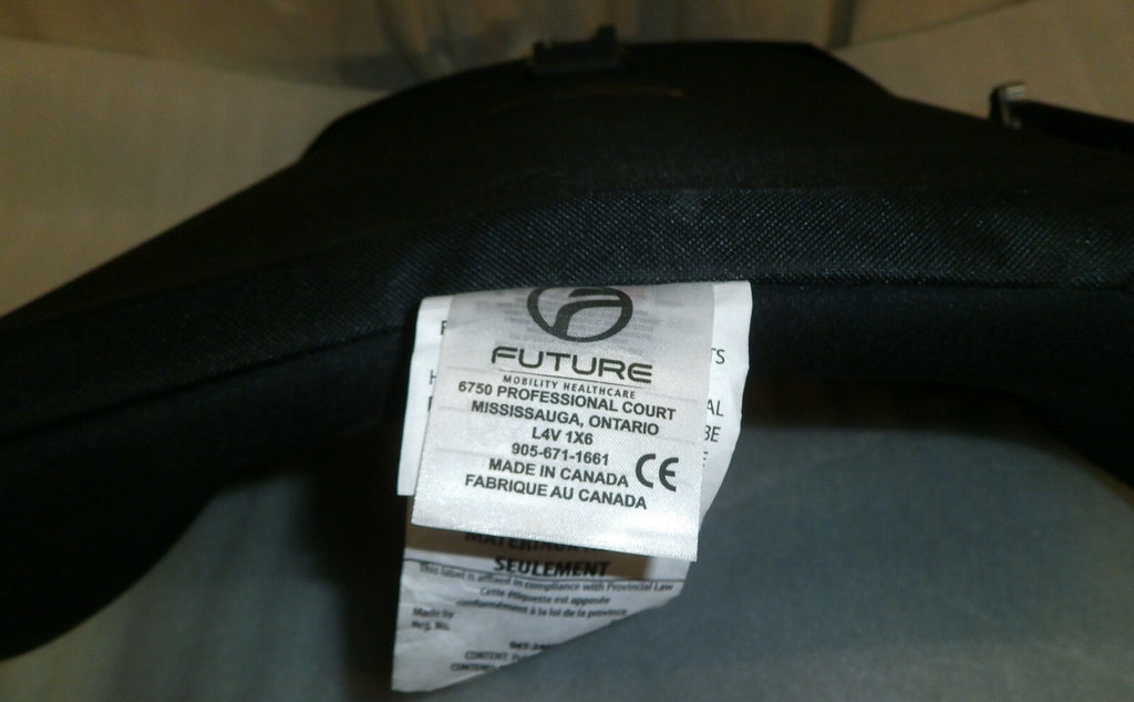 FUTURE BACK WHEELCHAIR SIZE 18X20" REG NO. 06T-24601 LOST 1 SIDE BRACKET