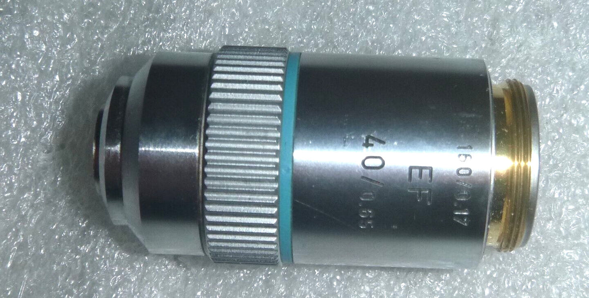 LEITZ WETZLAR GERMANY 519762 EF 40/0.65 160/0.17 MICROSCOPE OBJECTIVE