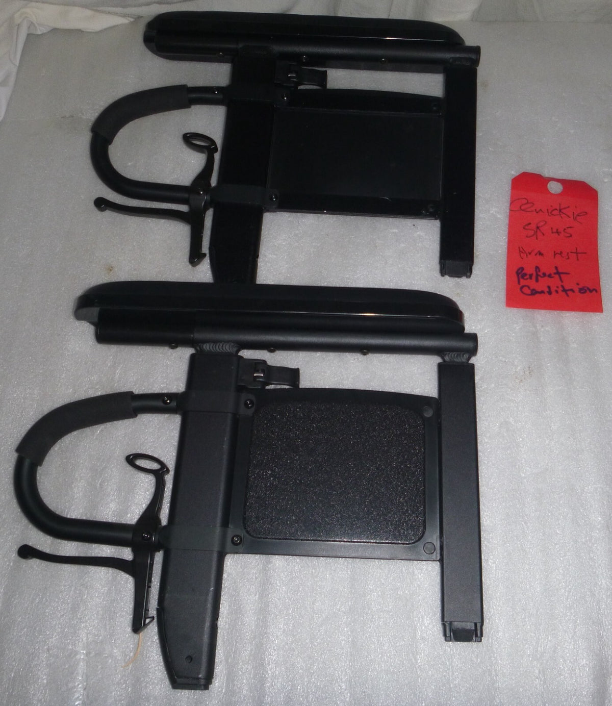 PAIR OF QUICKIE SR45 ARM REST WHEELCHAIR PERFECT CONDITION