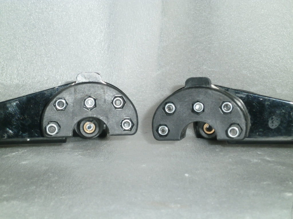 SET OF 2 WHEELCHAIR FOOT REST FRAMES DIMENSION AS PHOTO