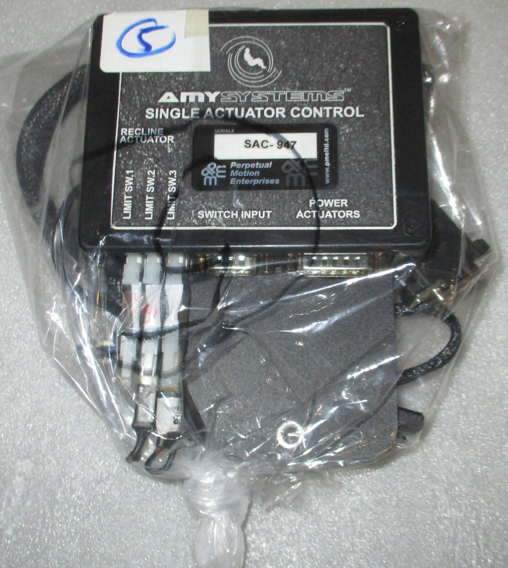 AMY SYSTEMS SINGLE ACTUATOR CONTROL SAC-947 WITH CABLES AS PICTURES