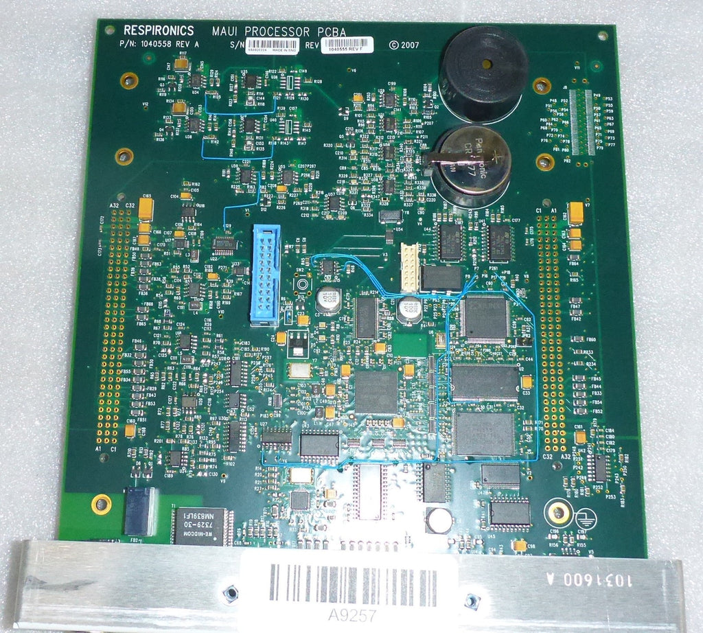 PHILIPS V60 VENTILATOR MAUI PROSSEOR PCBA 1040558 BOARD GOOD CONDITION