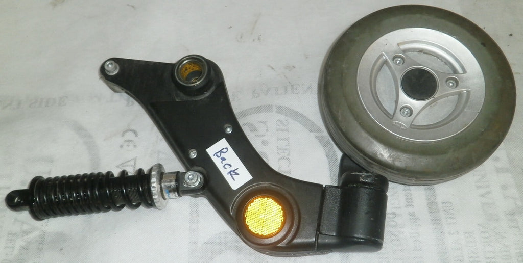 Set of 2 Permobil M300 Parts Back Caster Frames with Absorber as Photo