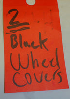 2 Black Wheel Covers for Wheelchair Good Condition Dimension as Photo