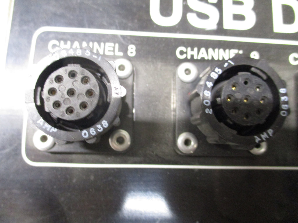 Lot of 19 TE CONNECTIVITY CONNECTOR 206485-1 USED on black panel