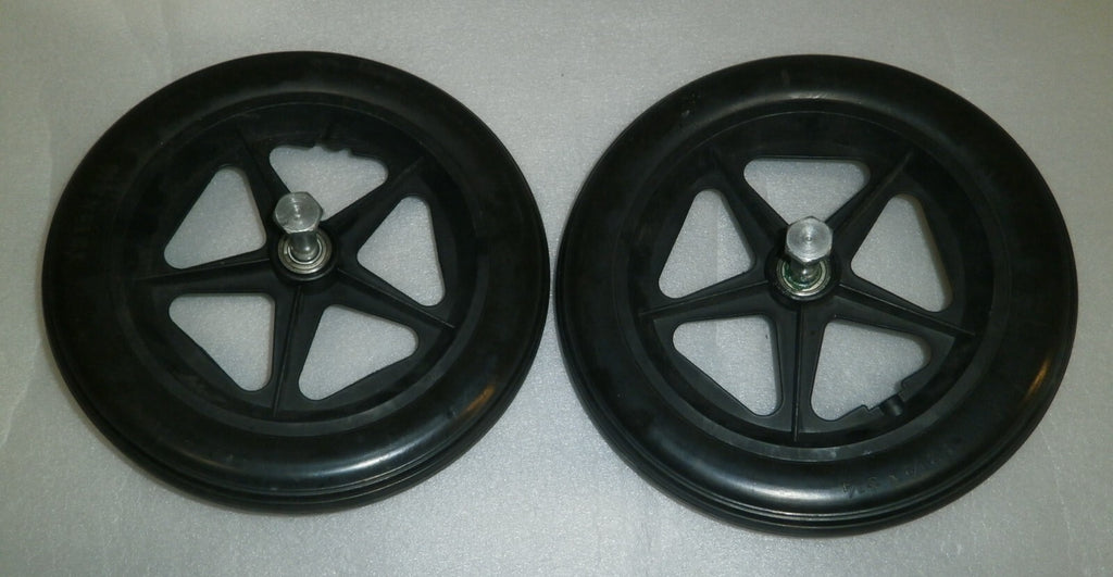 LOT OF 2 SOLID WHEELS 12.5 X 2 1/4 USED GOOD CONDITION