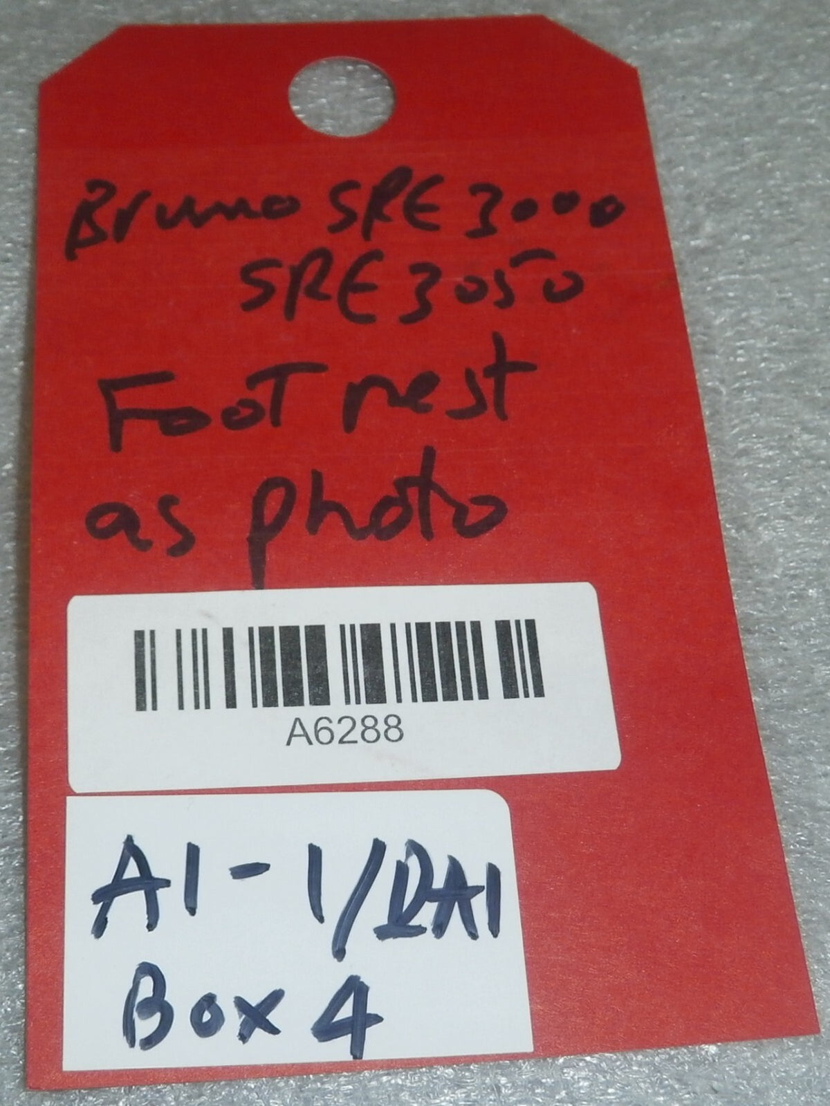 BRUNO Stairlift SRE-3000 SRE 3050 Foot rest and Parts as Photo