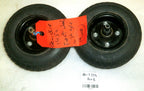 TWO QUICKIE 1450 POWER WHEELCHAIR WHEELS PRIMO DUROTRAP 2.80/2.50-4