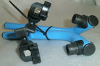 SET OF 2 WHEELCHAIR FOOT REST FRAMES DIMENSION AS PHOTO