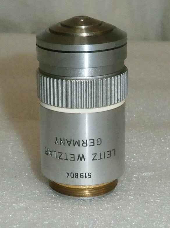LEITZ 519804/ EF 100X/1.25 OEL 160/0.17 MICROSCOPE OBJECTIVE A0486
