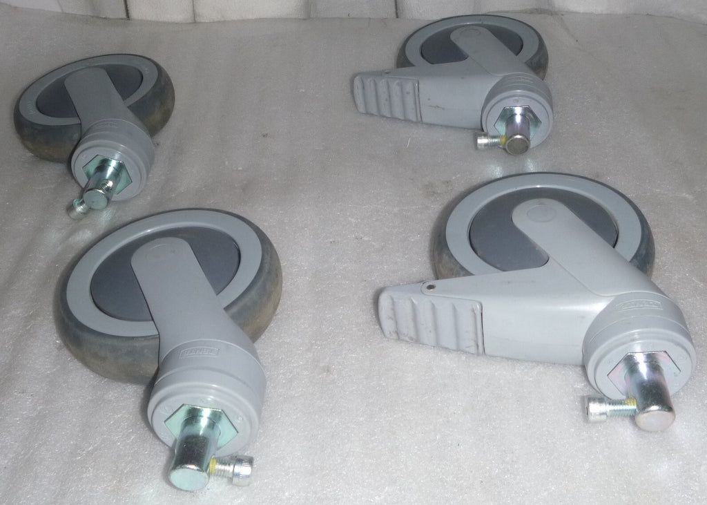 LOT 4 OF GE MAC5500 HD WHEELS Casters 125 X 32 USA MADE