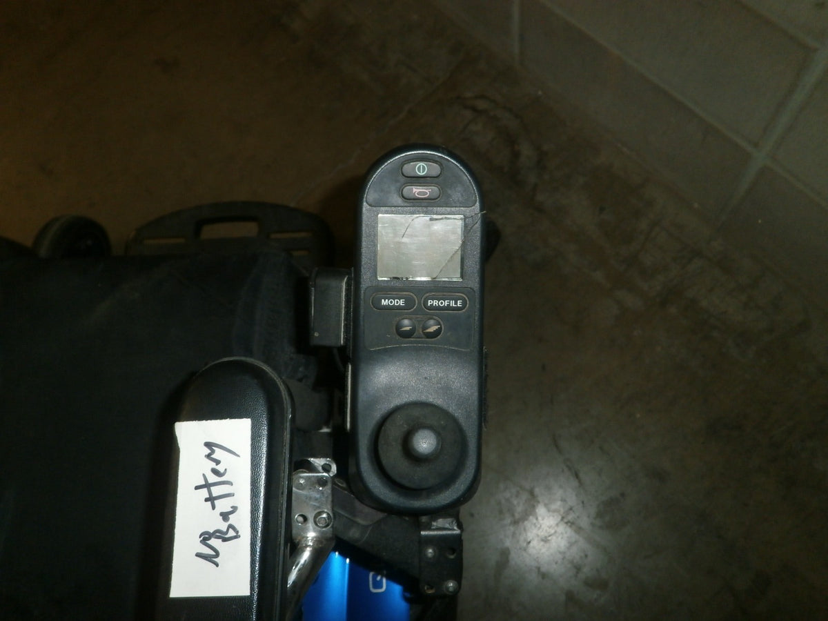 18" QUICKIE QM-710 POWER ELECTRIC WHEELCHAIR (no battery)
