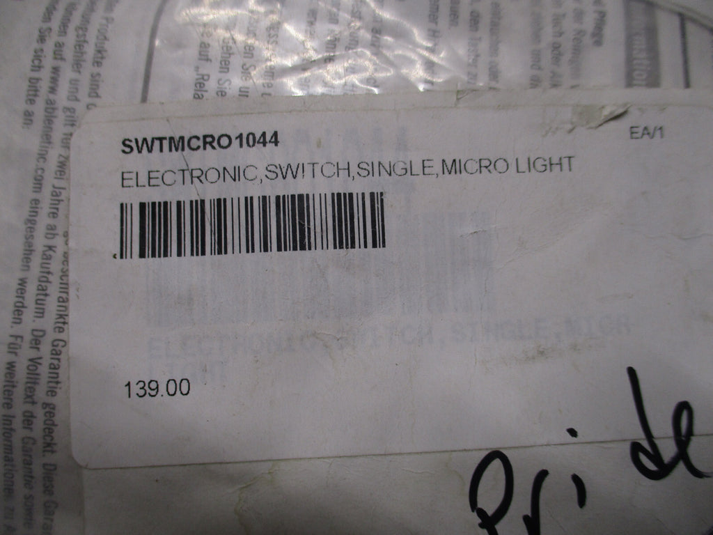 PRIDE MOBILITY SWTMCRO1044 ELECTRONIC SINGLE MICRO LIGHT NEW OPEN BOX