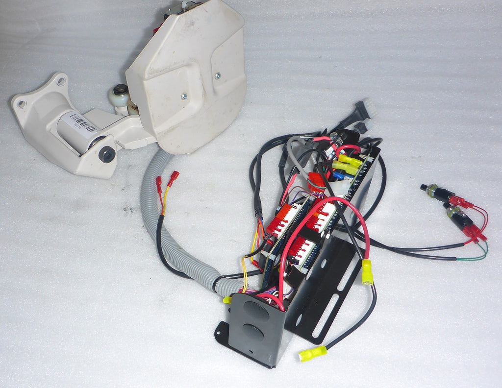 2023 BRUNO STRAIGHT CRE-2110 STAIR LIFT BOARD AND ROLLERS WITH PARTS AND CABLES
