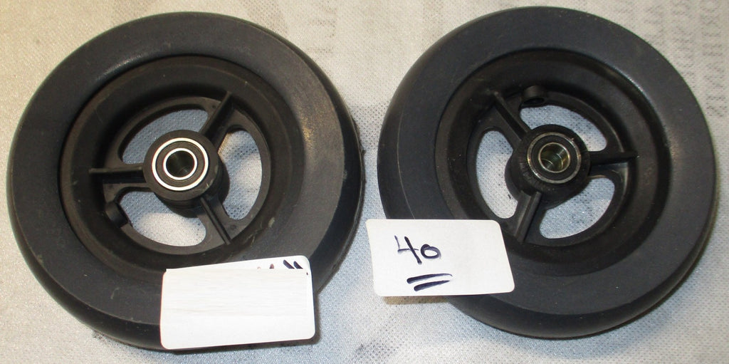 Set of TWO 5.5 X 1.5 WHEELCHAIR CASTERS WHEELS NEW CONDITION
