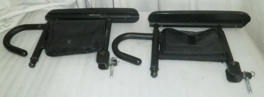 PAIR OF WHEELCHAIR ARM REST MOUNTS FOR QUANTUM Q6 EDGE