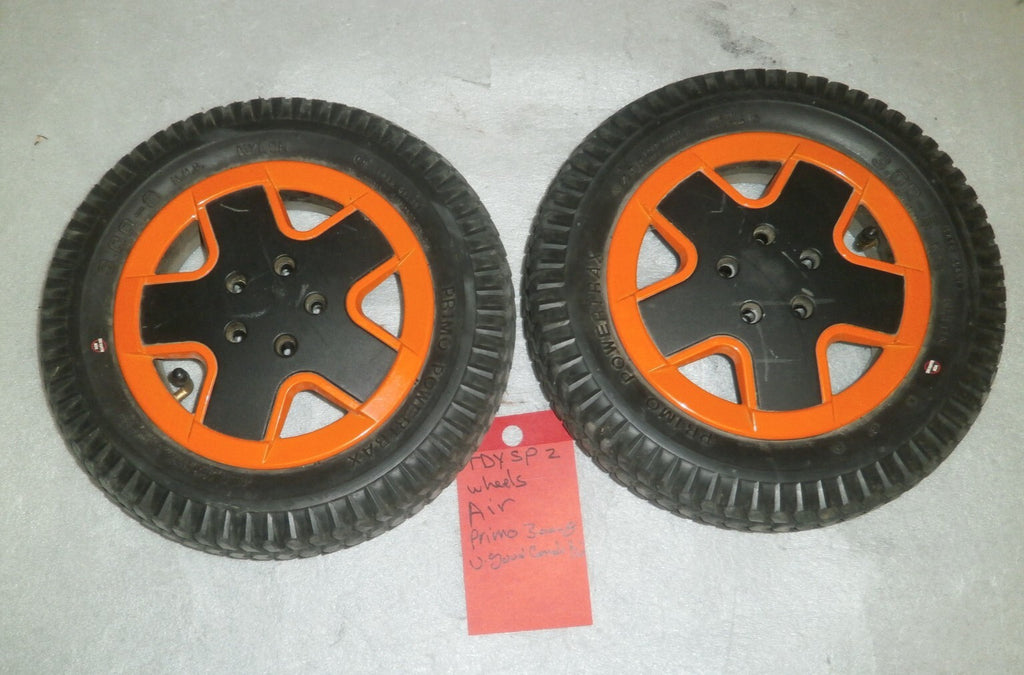 Pair of Wheels Air Primo POWERTRAX 3.00-8 Very Good Condition