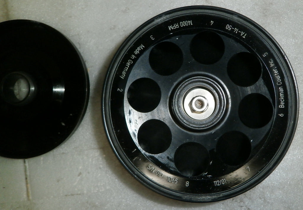 BECKMAN ROTOR TA-14-50 with Lid USED GOOD CONDITION