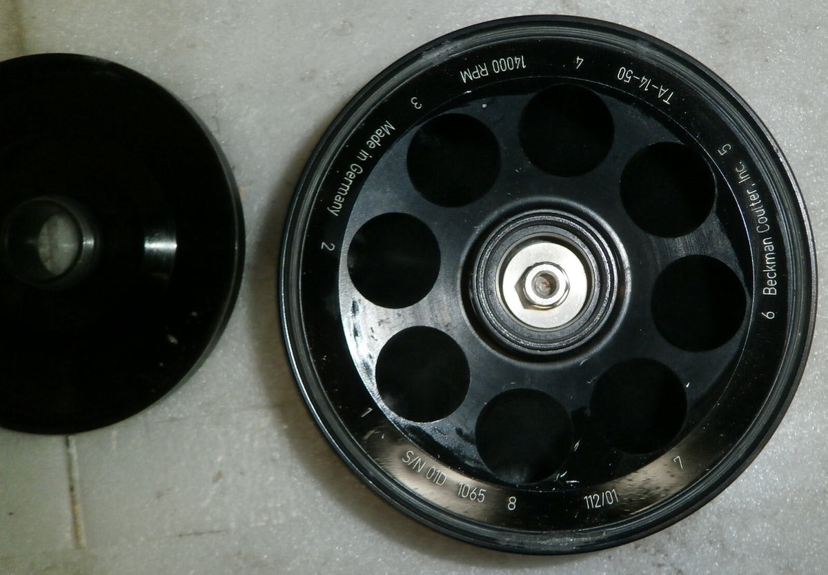 BECKMAN ROTOR TA-14-50 with Lid USED GOOD CONDITION