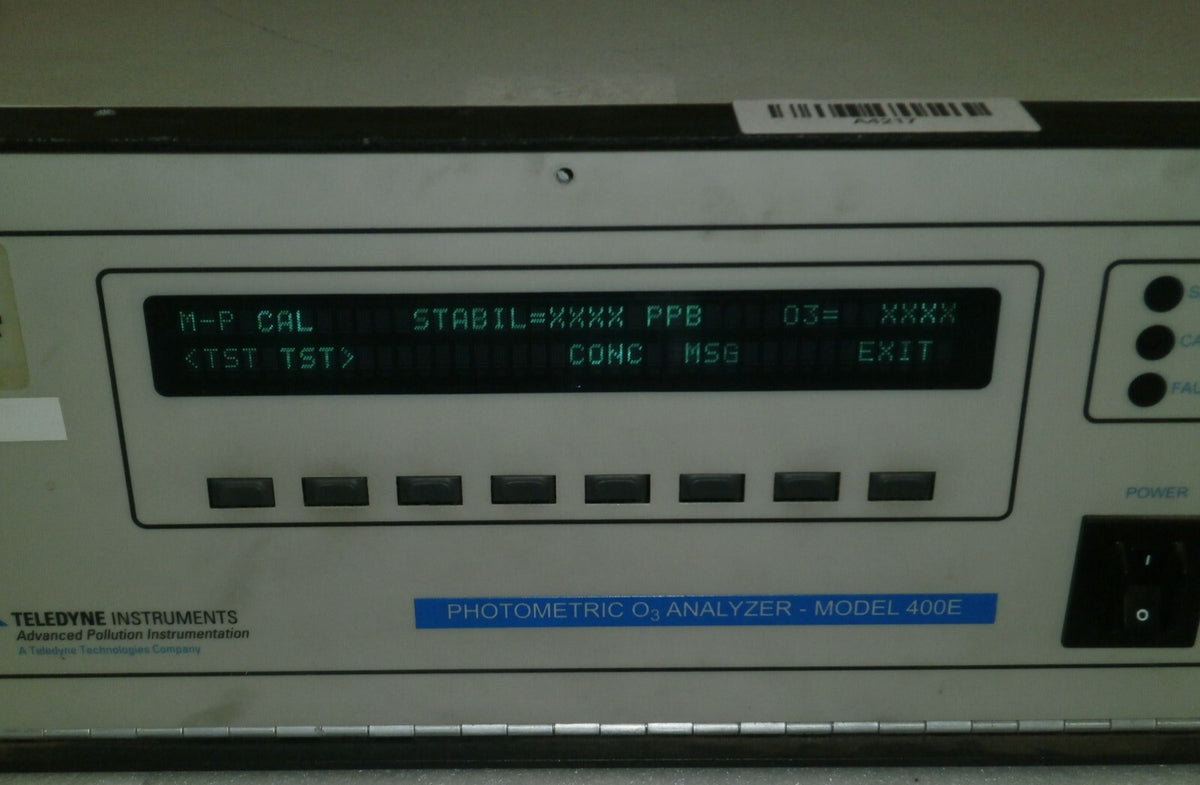 Teledyne Instruments 400E O3 Analyzer Part Number 042000000