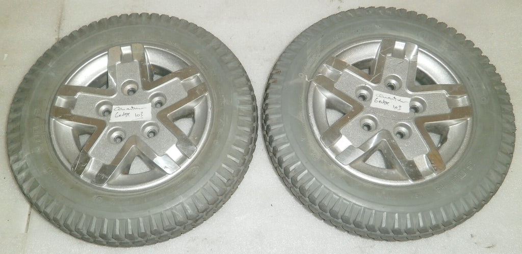 PAIR OF Quantum Q6 Edge HD Drive CHENGSHIN Wheels Tires 3.00-8 for Power Chairs