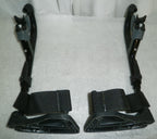 SET OF 2 WHEELCHAIR FOOT RESTS WITH MOUNT PLATES for Invacare Myon