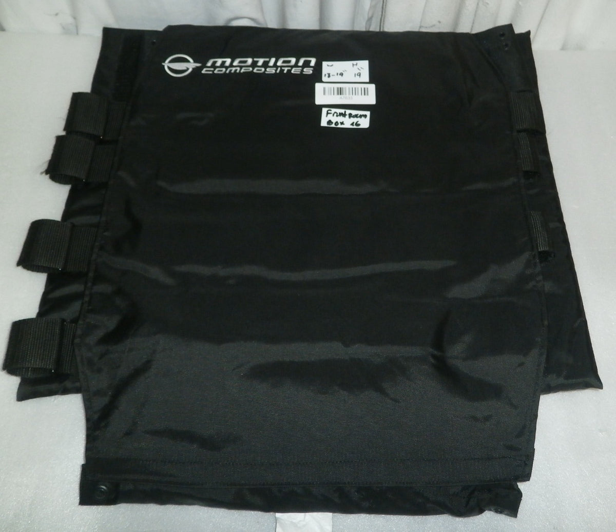 Motion Wheelchair Fabric Adjust Back cover Upholstery Size 18-19" Good Condition