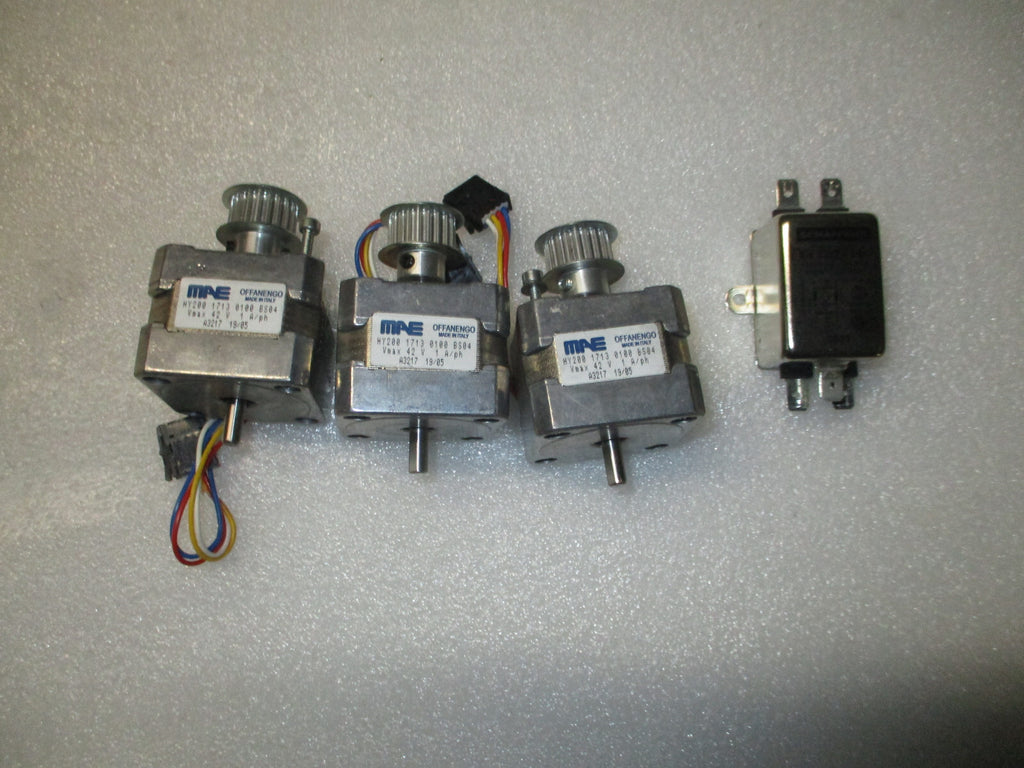 MAE Offanengo HY200 Stepper Motor(3 Units)/ Schaffner FN332Z-3/05 Filter(1 Unit)