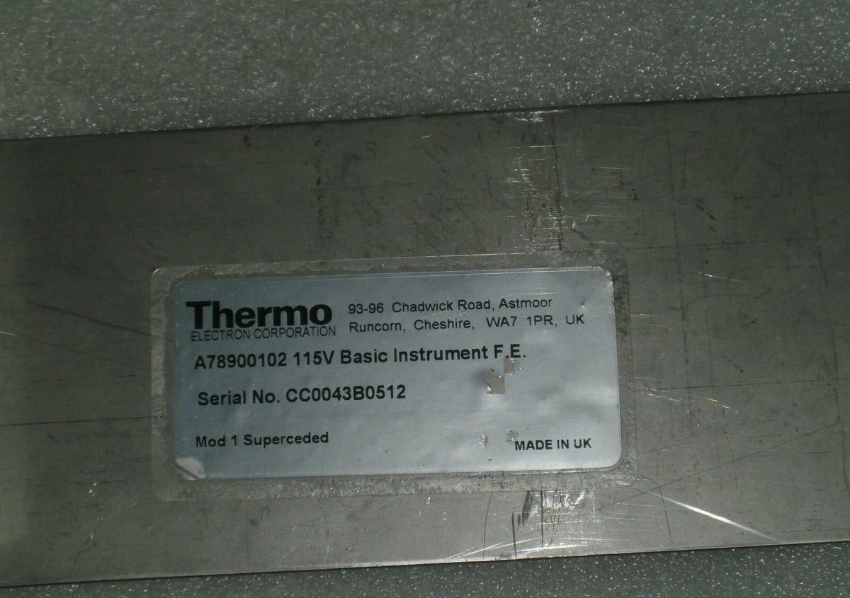 A789100102 115V Basic Instrument FE from THERMO FISHER CYROTOME CYROSTAT