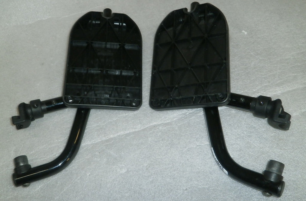 SET OF 2 WHEELCHAIR FOOT REST FRAMES DIMENSION AS PHOTO