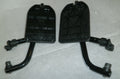 SET OF 2 WHEELCHAIR FOOT REST FRAMES DIMENSION AS PHOTO