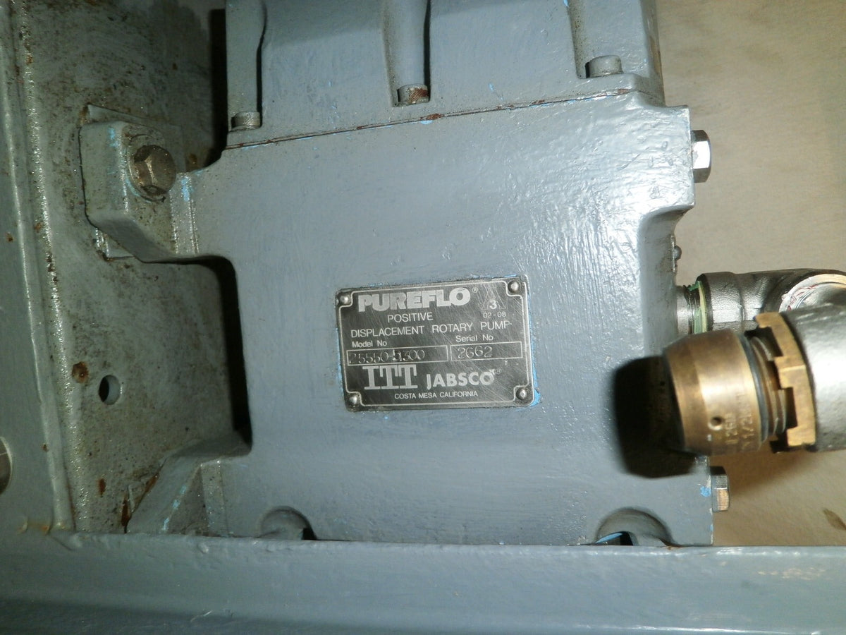 ITT Jabsco Pureflo Positive Displacement Lobe Rotary Pump 25550-51300