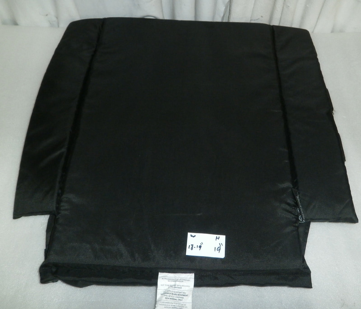 Motion Wheelchair Fabric Adjust Back cover Upholstery Size 18-19" Good Condition
